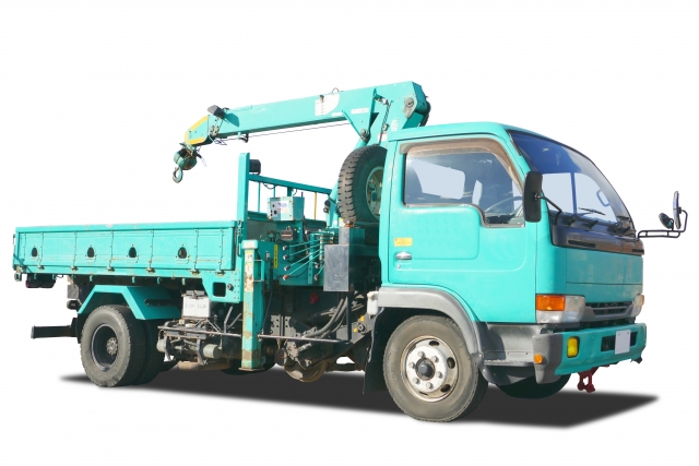 平ボディ クレーン付き